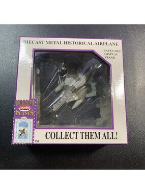 Model Power 5396 Mirage 2000 Fighter 1:100 Diecast Postage Stamp Plane NIB Vtg